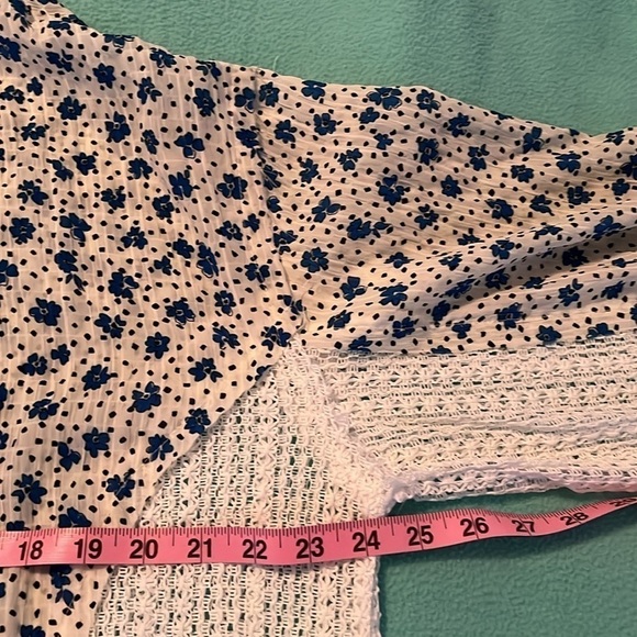 POL button down ruffle sleeve top size large NWOT - Picture 7 of 8